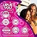 Love You Womens Probiotic, Ph Balance, Ut, Feminine, Vaginal Health Supplement, Digestive, Pre + Pro + Postbiotic, Delayed Release, 60 Billion Live CFU, 8-Strain Probiotic Blend, 30 Veg Caps Servings