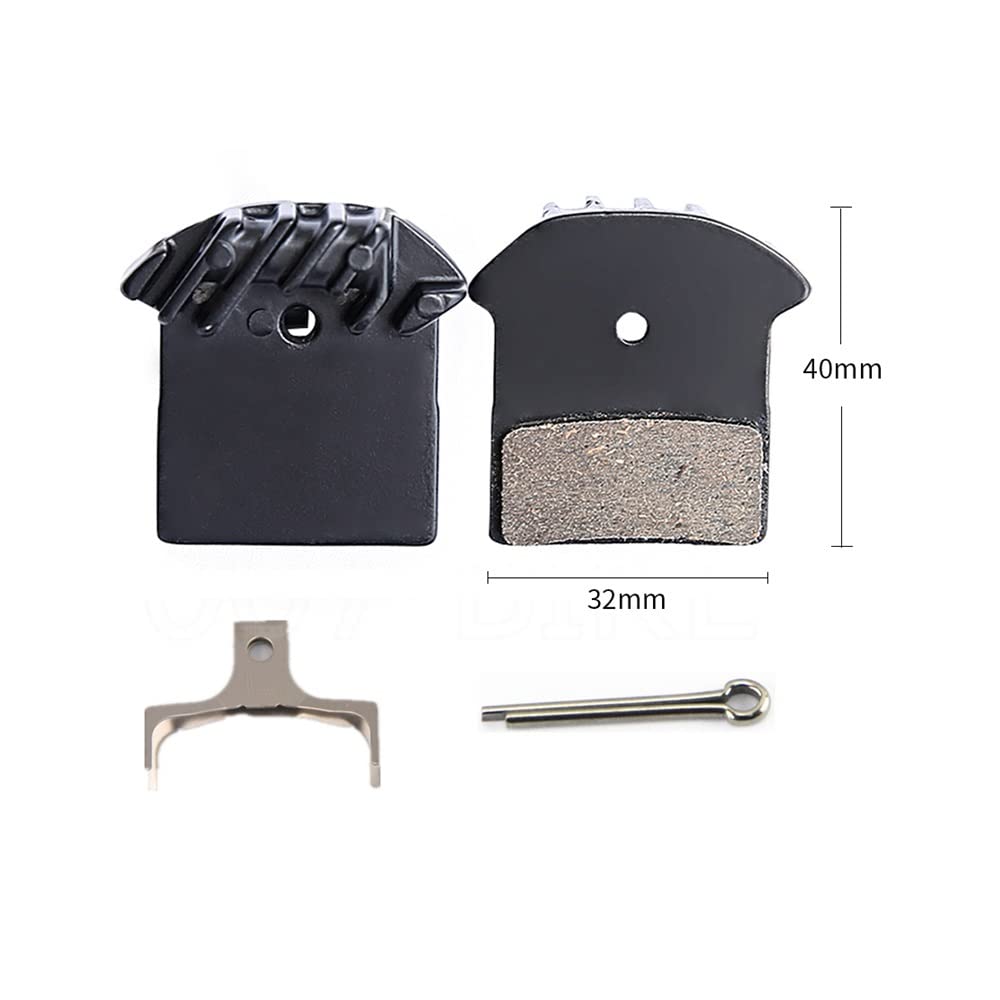 Pastillas de freno Para J02A J03A Aleta Enfriamiento Ice Tech Pastillas Freno Disco Para Bicicletas MTB Pastillas Freno Disco Cerámica Para DEORE XT M785 M675 Pastilla Frenos (Size : 4pairs)