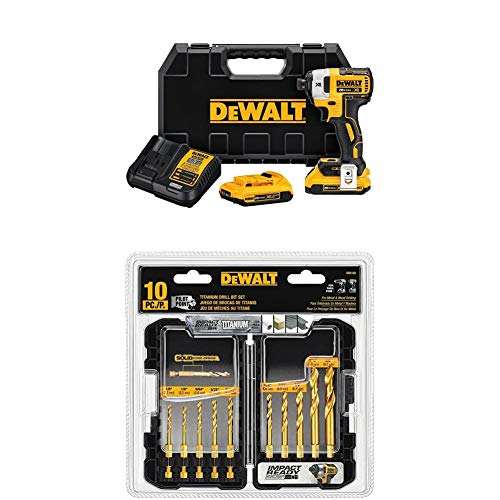 DEWALT DCF887D2 20V MAX XR Li-ion 2.0 Ah Brushless 0.25