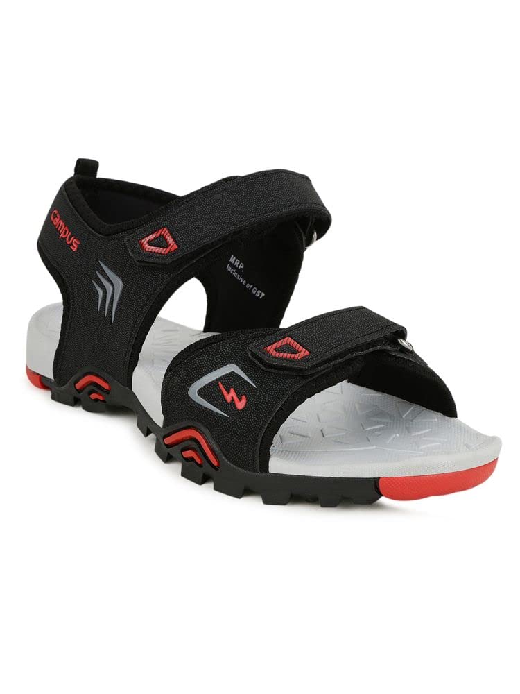 Campus Mens Art BLK/RED Sports Sandals - 7UK/India 3K-488 (B07RD76NX5) Amazon Price History, Amazon Price Tracker