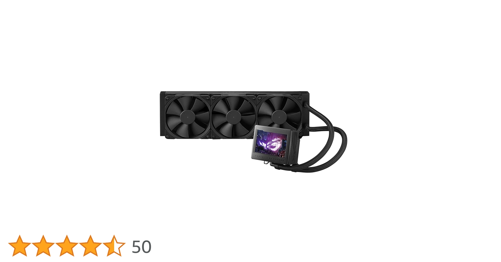 Amazon | ASUS CPUクーラー 360mm オールインワン AIO 水冷 ROG