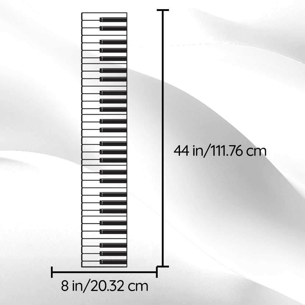 Amazon.com: Vinyl Wall Art Decal - Piano Keys Design - 44