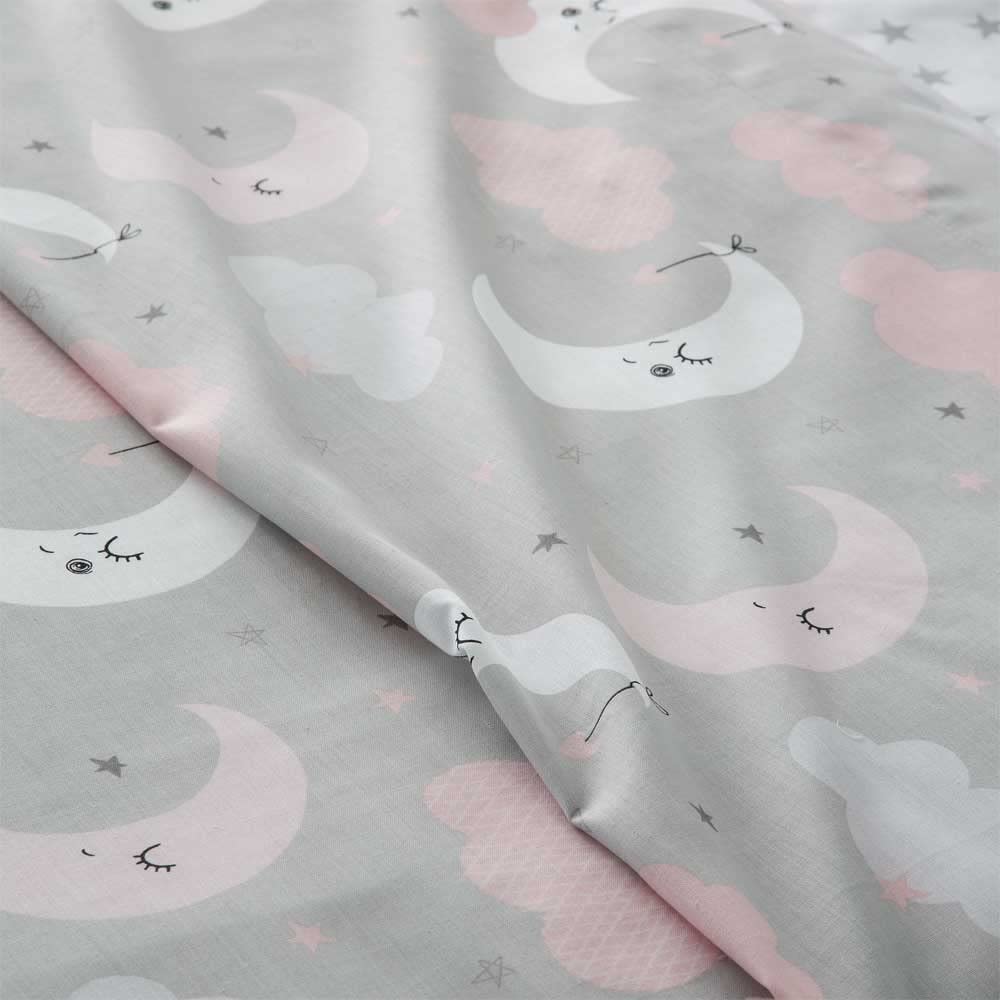 COTTON ARTean Funda Nordica Infantil/Juvenil Reversible LUNITAS. Cama de 90 (150 Ancho x 220 cm. Largo).