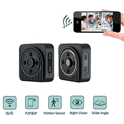 Hangang WiFi Cámara IP HD DV Video Recorder Hidden Wireless Night Vision Home Security Camera