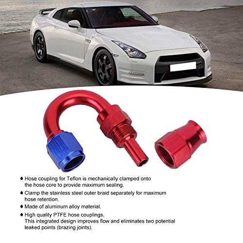 EBTOOLS Raccordo carburante olio 0 ° 45 ° 90 ° 180...