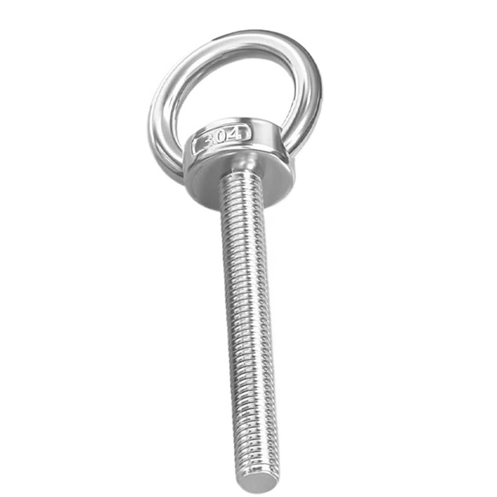 Śruba oczkowa z gwintem ze stali nierdzewnej, Śruba z uchem do podnoszenia Stal nierdzewna 304 M3-M24 9-80mm(M18x50mm)