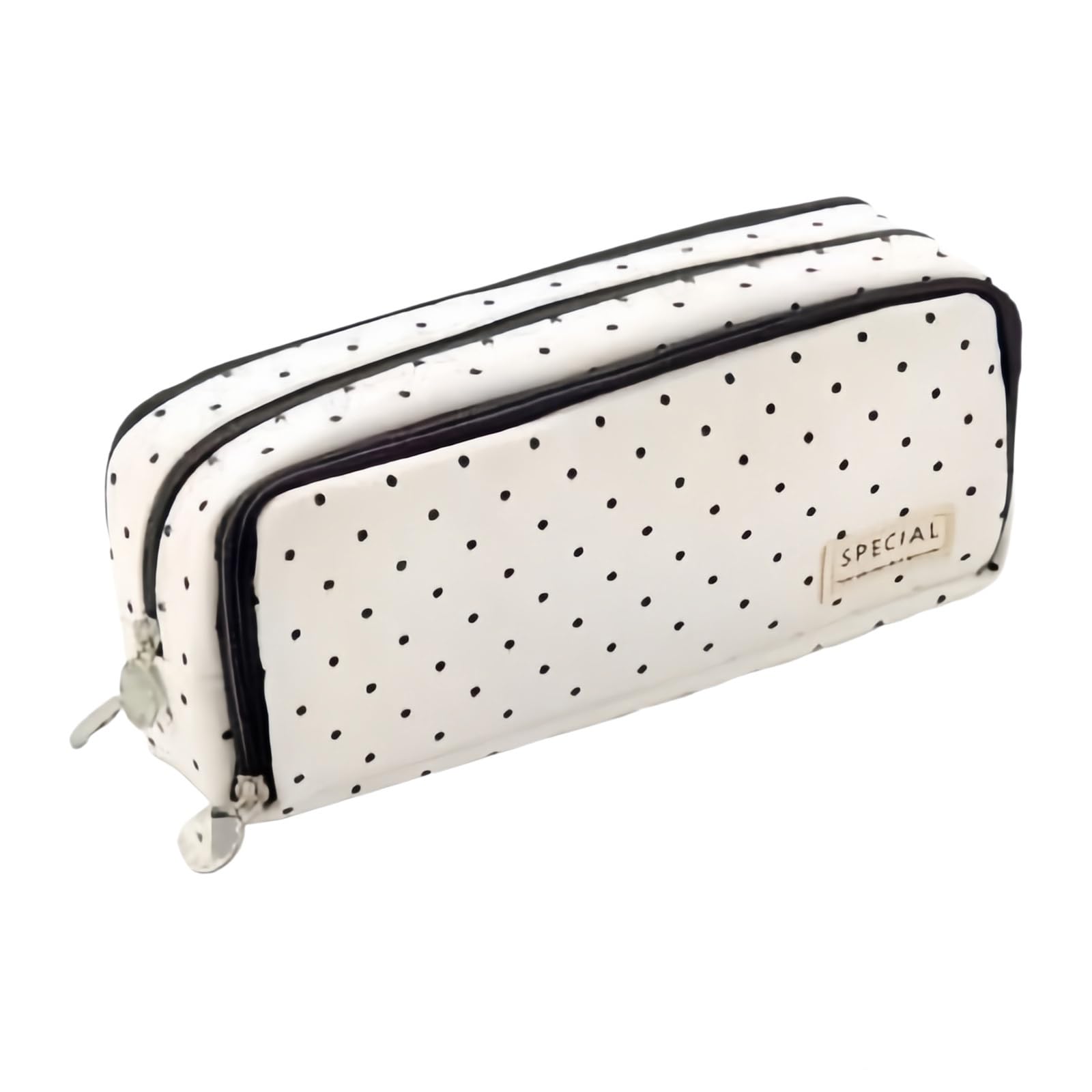 Polka Dot Pencil Case, Cute Pencil Case, Multi Compartment Pencilcases