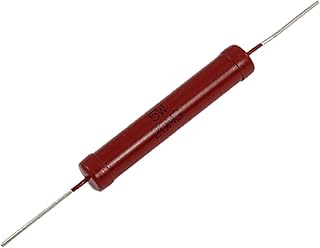 Aexit 5W Power Fixed Resistors Rating 20M Ohm 2% High Voltage Glass Glaze Single Resistors Film Resistor