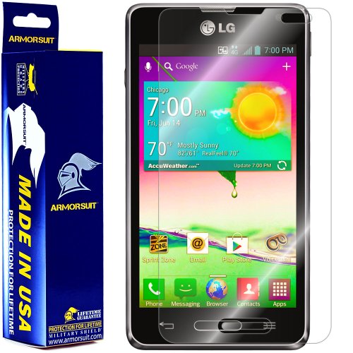 ArmorSuit MilitaryShield Screen Protector for LG Optimus F3 (LS720/VM720) - [Max Coverage] Anti-Bubble HD Clear Film