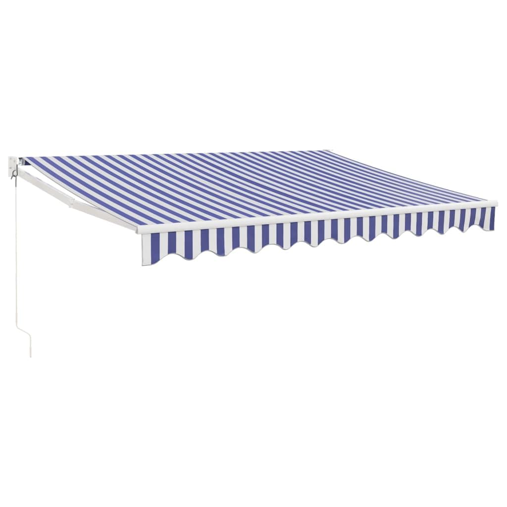 Store banne de terrasse manuel contre la chaleur auvent rétractable 3,5x2,5 m