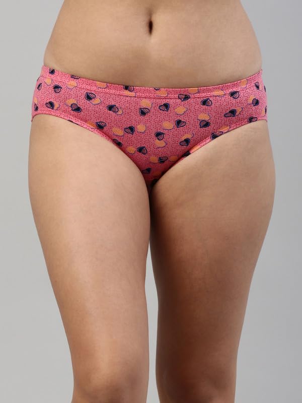 Image of VIP Feelings Amelie 102 100% Cotton High Coverage Stretchable Hipster Panty Combo Set for Womens with Inner Elastic Waistband