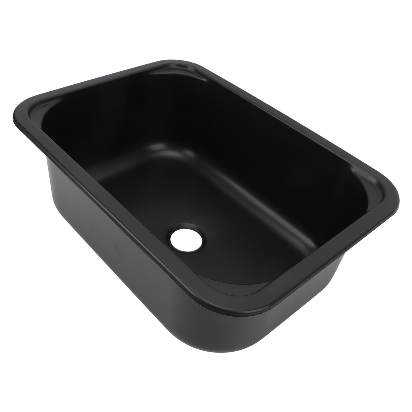 SUNGOOYUE Zlew do Samochodu Kempingowego, Zlew Kuchenny ze Stali Nierdzewnej 304 z wpuszczoną pojedynczą komorą, 380x280x145 Mm, pojemność 12 L, Otwór Odpływowy 40 Mm, Mocowanie Wpuszczane do