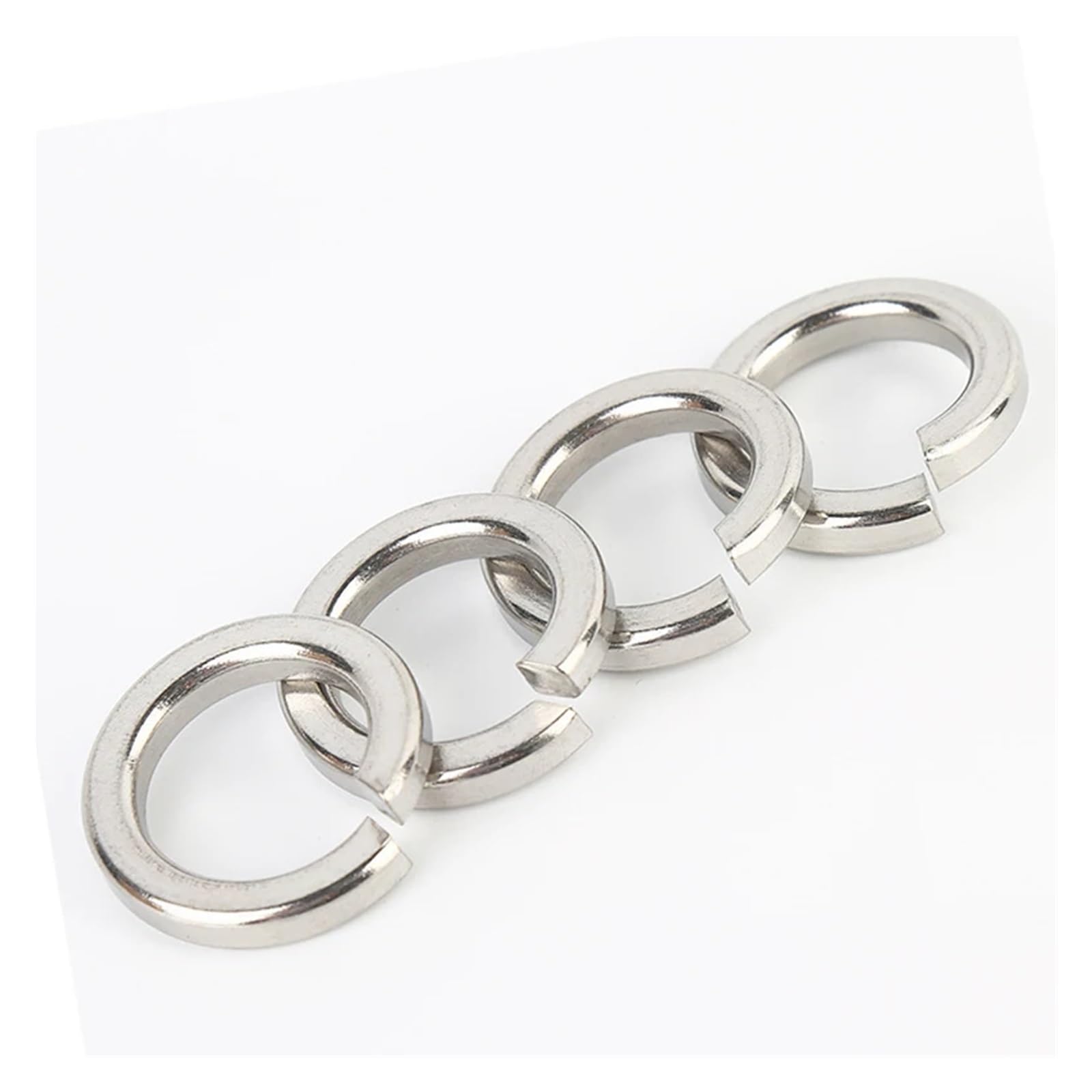 10/50/ 100 Stück Federscheiben Elastische Dichtung M1.6 M2 M2.5 M3 M4 M5 M6 M8 M10 M12 M16 M24 M27 M30 A2 Edelstahl(M14,100Pcs)