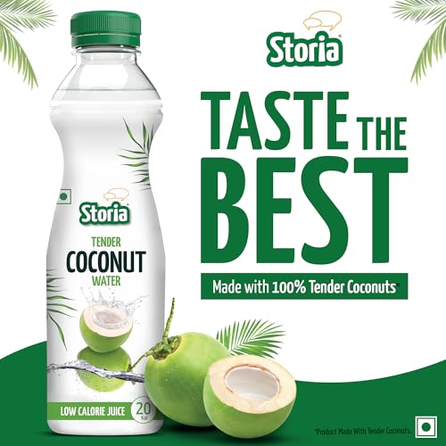 Image of Storia Tender Coconut Water - No Added Sugar - 1000 ml PET Bottle (Pack of 4)