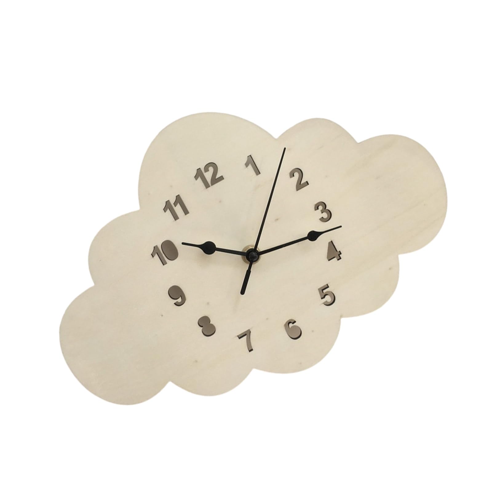 Kalttoy Multicolor Decorative Wall Clock With Cartoon Shape Accurate Time Display Clock Quiet Movement For Living Room And Kids Space Wall