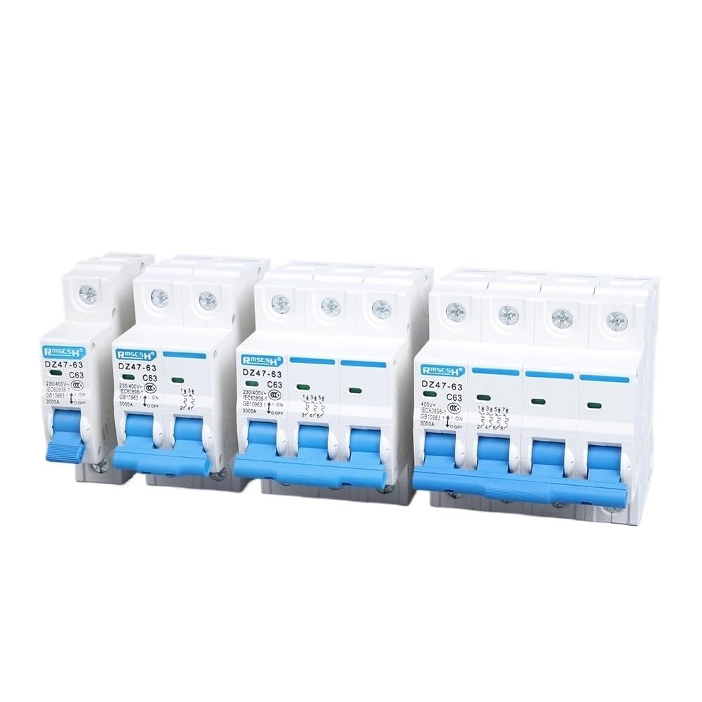 DZ47 3A/6A/10A/16A/20A/32A/40A/50A/63A 400V Typ C Mini wyłącznik automatyczny MCB 35 mm montaż na szynie DIN zdolność przerwy (3P, 40A)