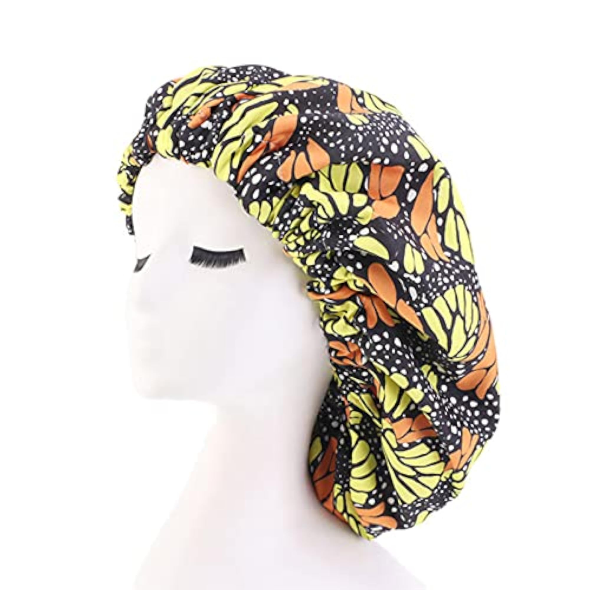 African Pattern Print Fabric Bonnets for Women, Hair Wrap