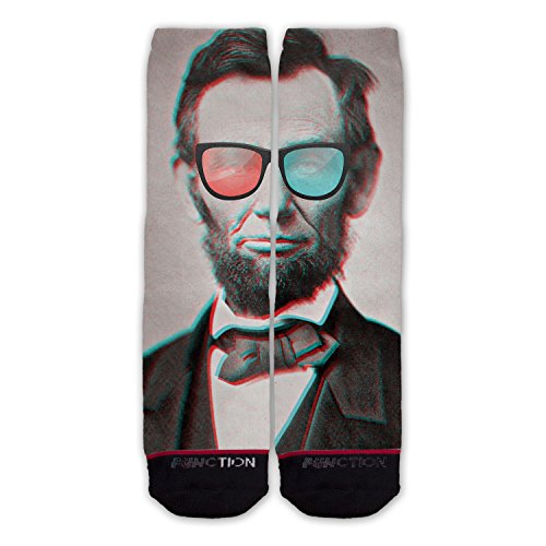 Function - Abe Lincoln 3d Glasses Fashion Socks