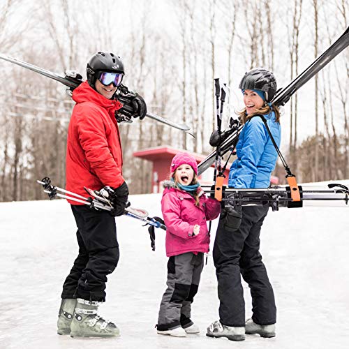 image for VNVM Ski Strap and Ski Boot Strap for Easy Transportation of Your Ski 