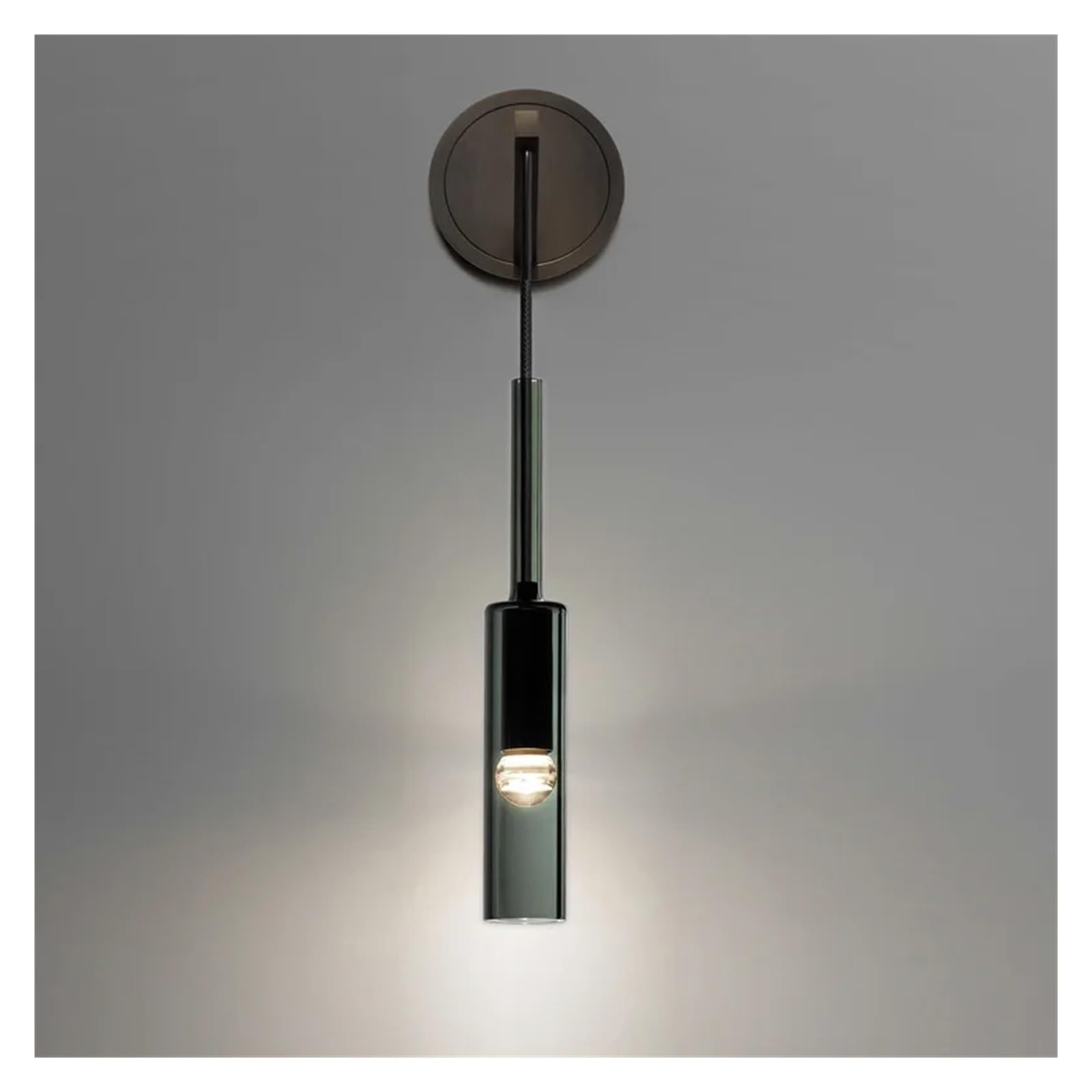 ZTCHSENZT Post Modern Copper Luxury Glass Wall Lamp Living Room Background Wall Sconce Bedroom Bedside Lamp