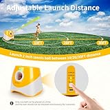 Orifesio Automatic Dog Ball Launcher, Automatic Ball Thrower for Dog with 6 Balls, 2'' Tennis Balls Launcher for Dogs, Interactive Pet Toys for Small Dogs, Pet Launchers Throwing Machine Outdoor - Image 2