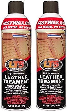 Fast Wax LT5 High Performance Leather Treatment Cleaner and Conditioner by FW1 (2 Pack)