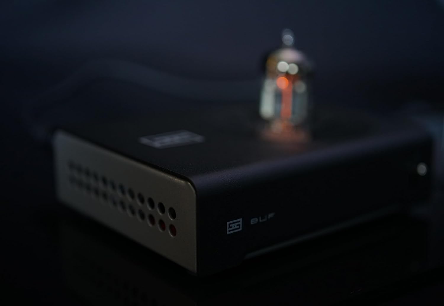 Schiit Buf Coherence™ Tube Buffer Preamp with Rollable 6N1P and Absolute Phase Maintenance with Gain for Adding Analog Tube Warmth to Solid State Home Stereo Systems