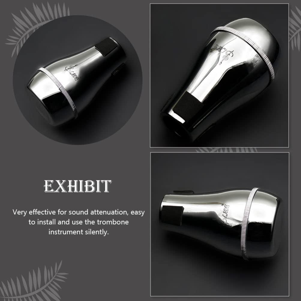 Vaguelly sourdine trombone euphonium cor français instruments de musique sourdine pour trombone instrument muet à moitié fermé instrument de musique silencieux trompette mettre en sourdine