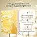 SNP - Collagen Supercharged Korean Face Sheet Mask - Firming & Plumping Effects for All Skin Types - 10 Sheets - Best Gift Idea for Mom, Girlfriend, Wife, Her, Women