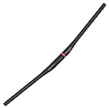 Bike Handlebar - HORIZON BOW Professional Level for MTB Mountain Bicycles - Full Carbon Fibre Flat Straight Super Light 31.8mm Handlebar - Width 720mm