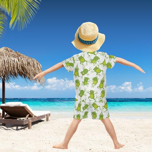 Image of visesunny Boys 2 Pieces T-shirts and Shorts Floral Tops & Shorts Summer Outfits 3-10 Years Clothes