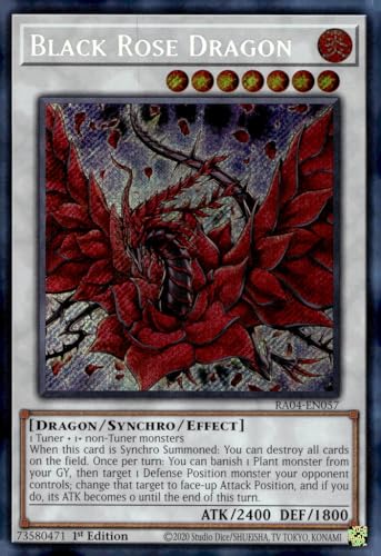 Black Rose Dragon (Secret Rare) - RA04-EN057 - Secret Rare - 1st Edition
