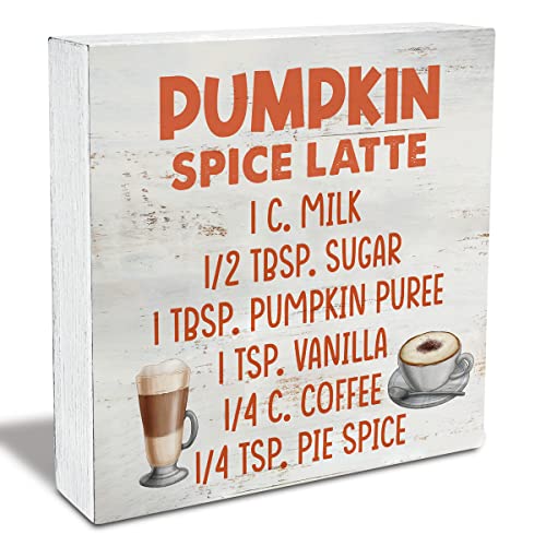Rustic-Pumpkin-Spice-Latte-Wood-Box-Sign-Fall-Pumpkin-Autumn-Wooden-Box-Sign-Farmhouse-Home-Kitchen-Coffee-Bar-Desk-Shelf-Decor-5-X-5-Inch Rustic Pumpkin Spice Latte Wood Box Sign Fall Pumpkin Autumn Wooden Box Sign Farmhouse Home Kitchen Coffee Bar Desk Shelf Decor 5 X 5 Inch
