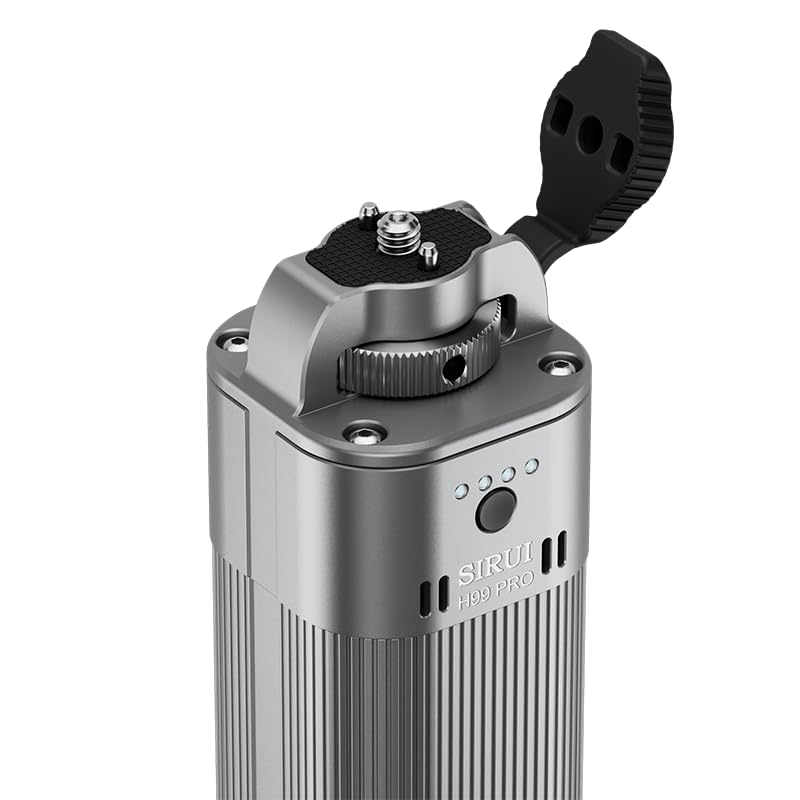 SIRUI H99 PRO - Impugnatura per batteria portatile – 200 W di potenza max, capacità 110 Wh | compatibile con lampadine C150X & USB-C | alloggiamento in metallo | caricatore mobile per apparecchiature