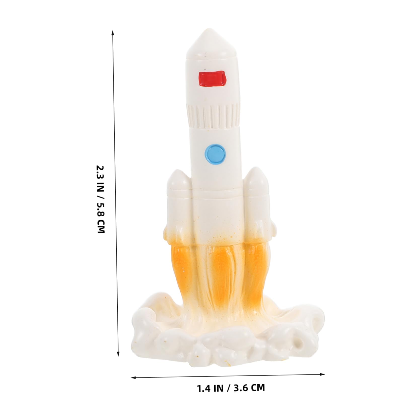 PRETYZOOM Space Mini Rocket Toy for Kids Toys Rocket Realistic Detailing and Decorative Fun