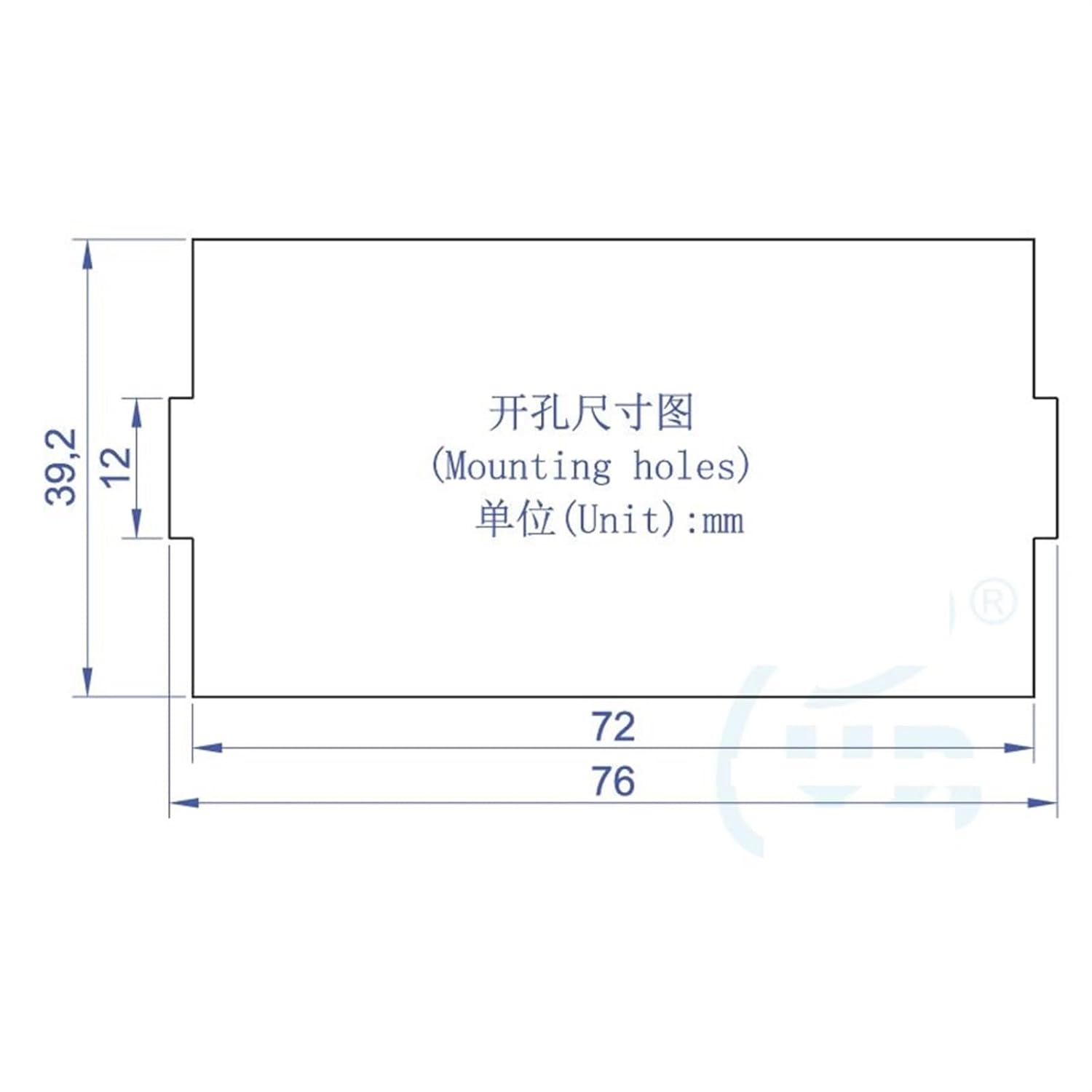 YB5135A DC 200mV 2V 20V 200V 500V Voltmeter DC Voltage Meter Measure Positive Negative Voltage DC Voltmetre Volt Monitor Tester 1Pcs(Color:Red,Size:DC500V_Power Supply DC12V)
