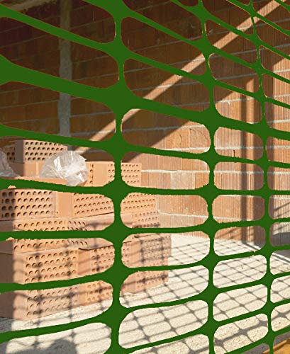 MALLA PLASTICA SEÑALIZACION VERDE 1X50 M