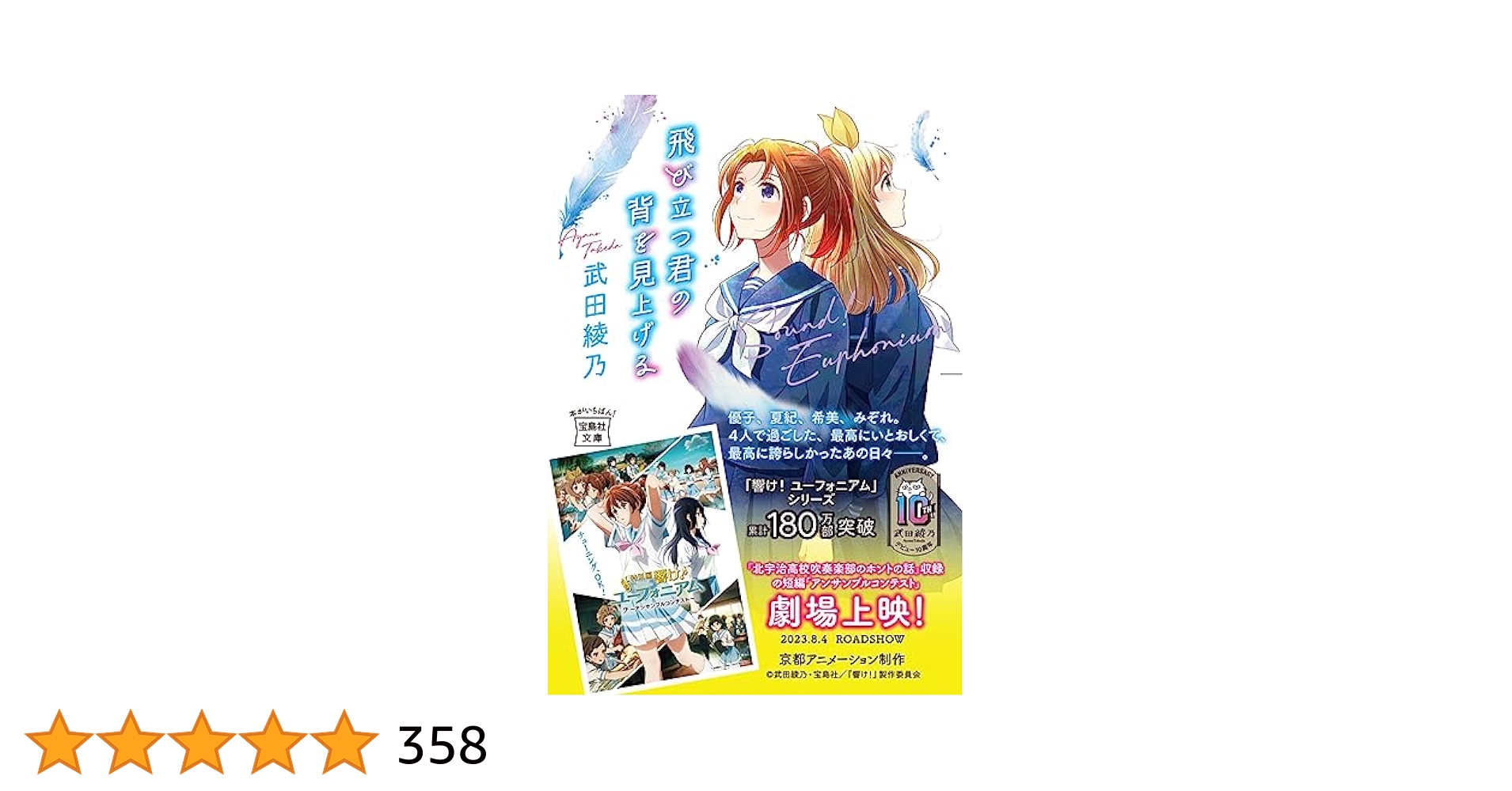 響け! ユーフォニアム 全巻 飛び立つ君の背を見上げる　15冊 響け! ユーフォニアム 全巻 飛び立つ君の背を見上げる 15冊