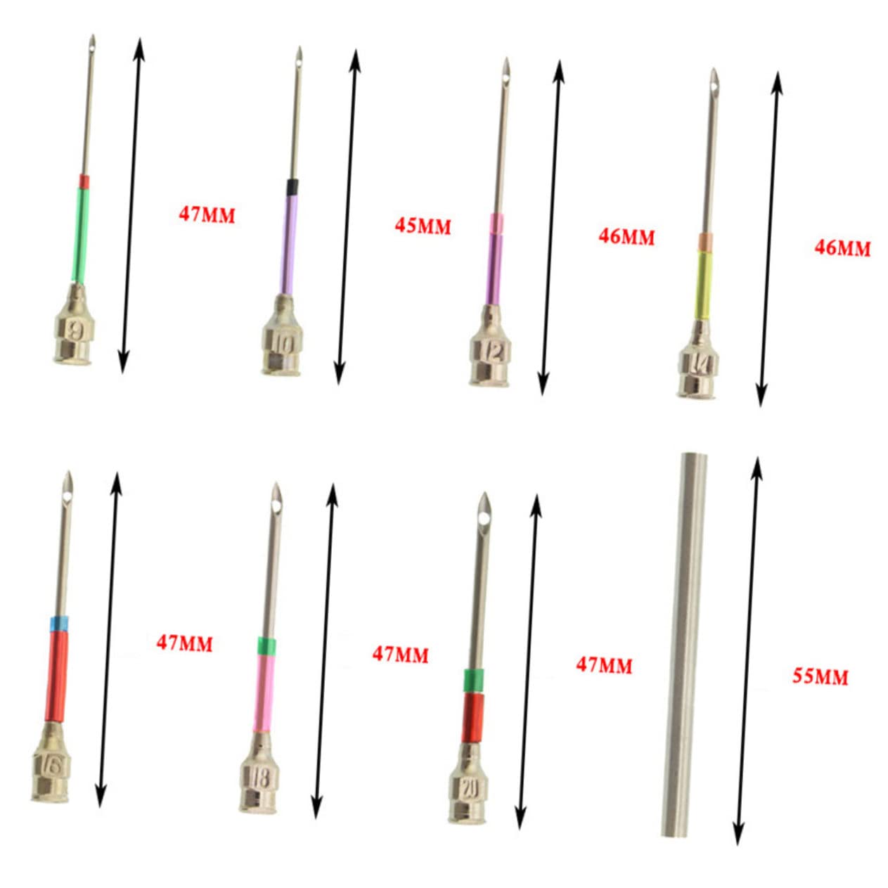 SHINEOFI 2 Juegos De Agujas De Fieltro Para Bordar Hechas A Mano Modelo Completo Aguja De Punzón Aguja Para Bordar Reemplazable Para Proyectos De Bordado.