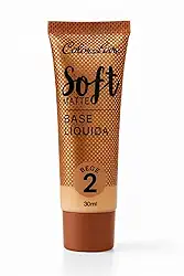 Color Love Soft Matte Base Líquida, Bege 2, Alta Cobertura, Acabamento Aveludado, 30ml