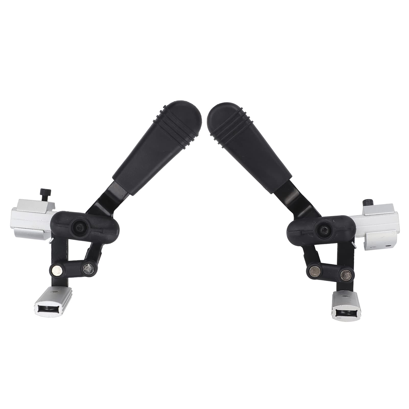 Frenos para Sillas de Ruedas, Freno de Estacionamiento para Silla de Ruedas, Conjunto de Freno de Mano para Silla de Ruedas Sensible al Bloqueo de Rueda de Montaje Lateral de Aluminio(Izquierda)