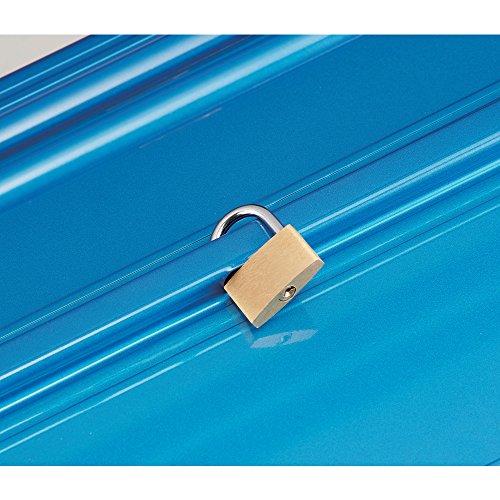 Image of TRUSCO GT-350-B 3-Tier Tool Box, 13.8 x 8.7 x 13.4 inches (352 x 220 x 343 cm), Blue