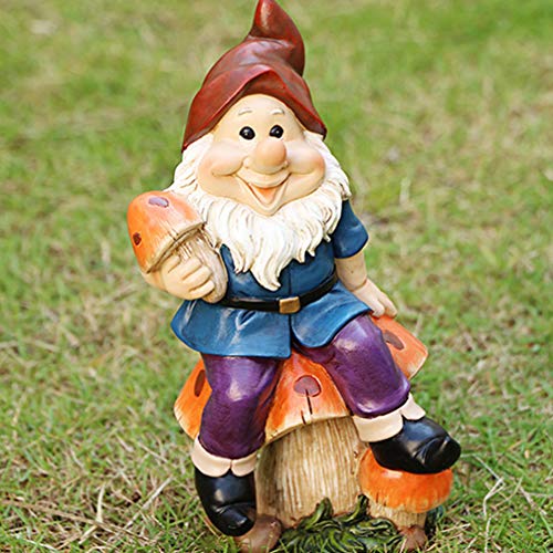ABOOFAN Dos Desenhos Animados Do Jardim Gnome Estatueta Estátua Elf Resina Anão Boneca Fada Garden O