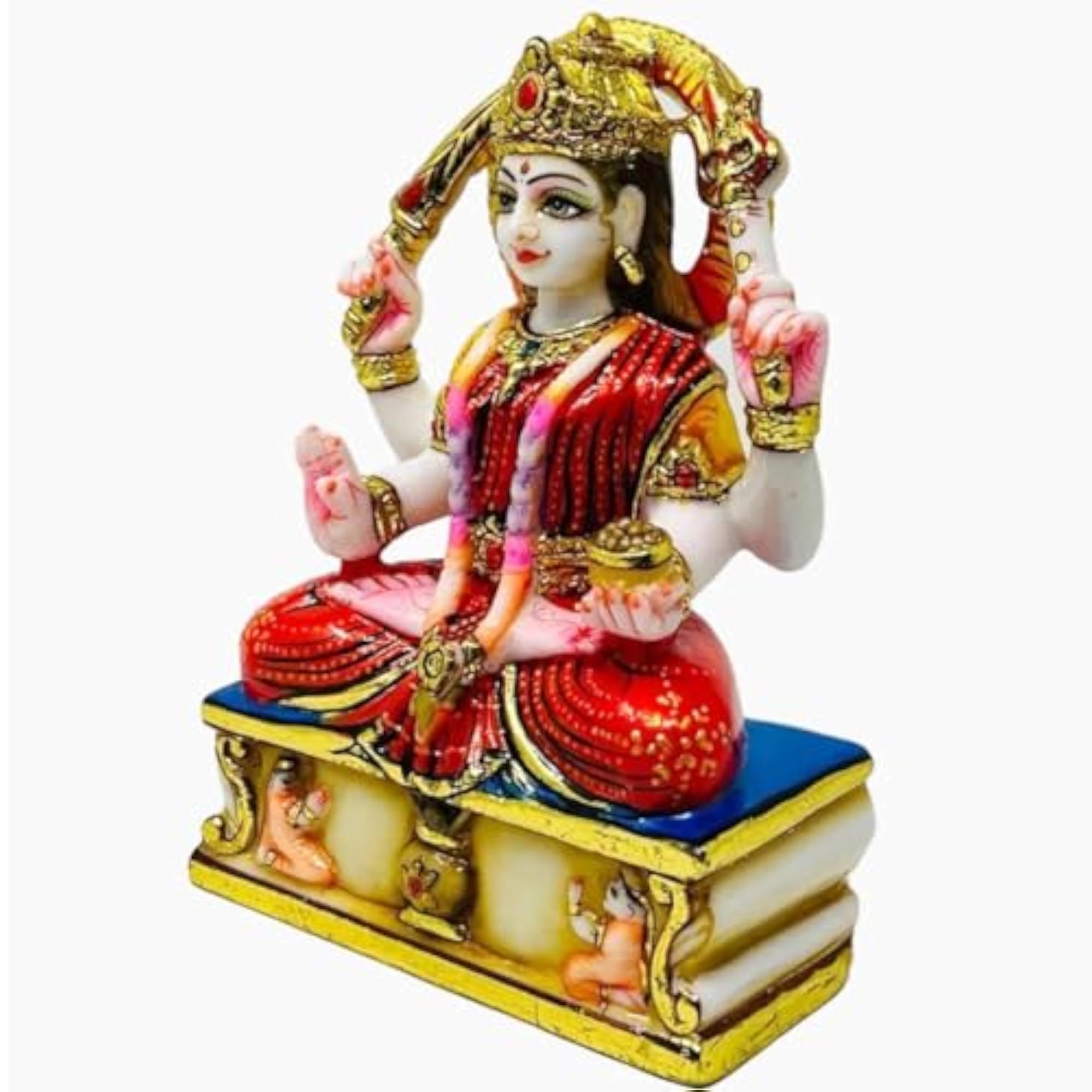 Marble Dust MATA Santoshi Idol, Decorative Showpiece