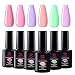 Makartt Gel Nail Polish Kit Summer Sweetheart Color Series 6PCS 10ML Soak Off UV LED Nail Gel Polish P-03