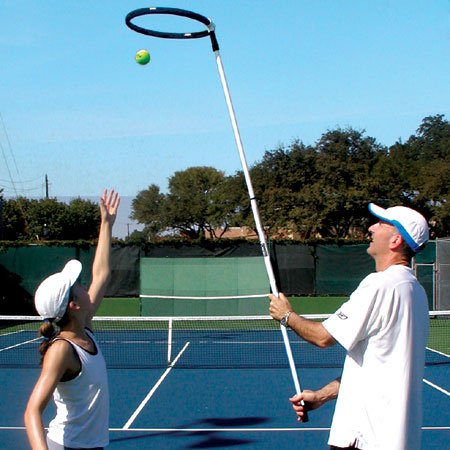 OnCourt OffCourt Tennis Serve Toss Trainer - Help Players With Their Serve Toss / Tennis Training Aid