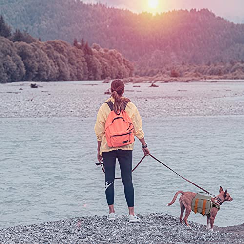 MIGOHI Dog Camping Hiking Travel Backpack, Durable Doggy Saddle Bag Rucksack with 2 Side Pockets Breathable Pet Pack for… - Image 4