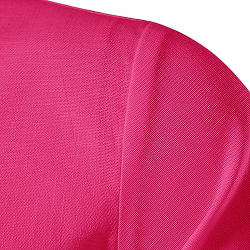 Image of Vida Loca Men's Cotton Linen Plain Stitched Half Sleeve Shirt