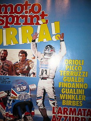  Moto Sprint N.4 \'88:Moto Guzzi 1000 California III, KTM MX 125,250,500 \'88 FF08