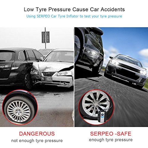 DawnFavor Compressore d'aria portatile digitale